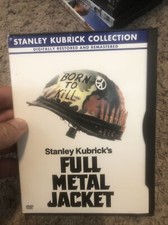 Full Metal Jacket (DVD, 2001, Stanley Kubrick Collection) case cracked