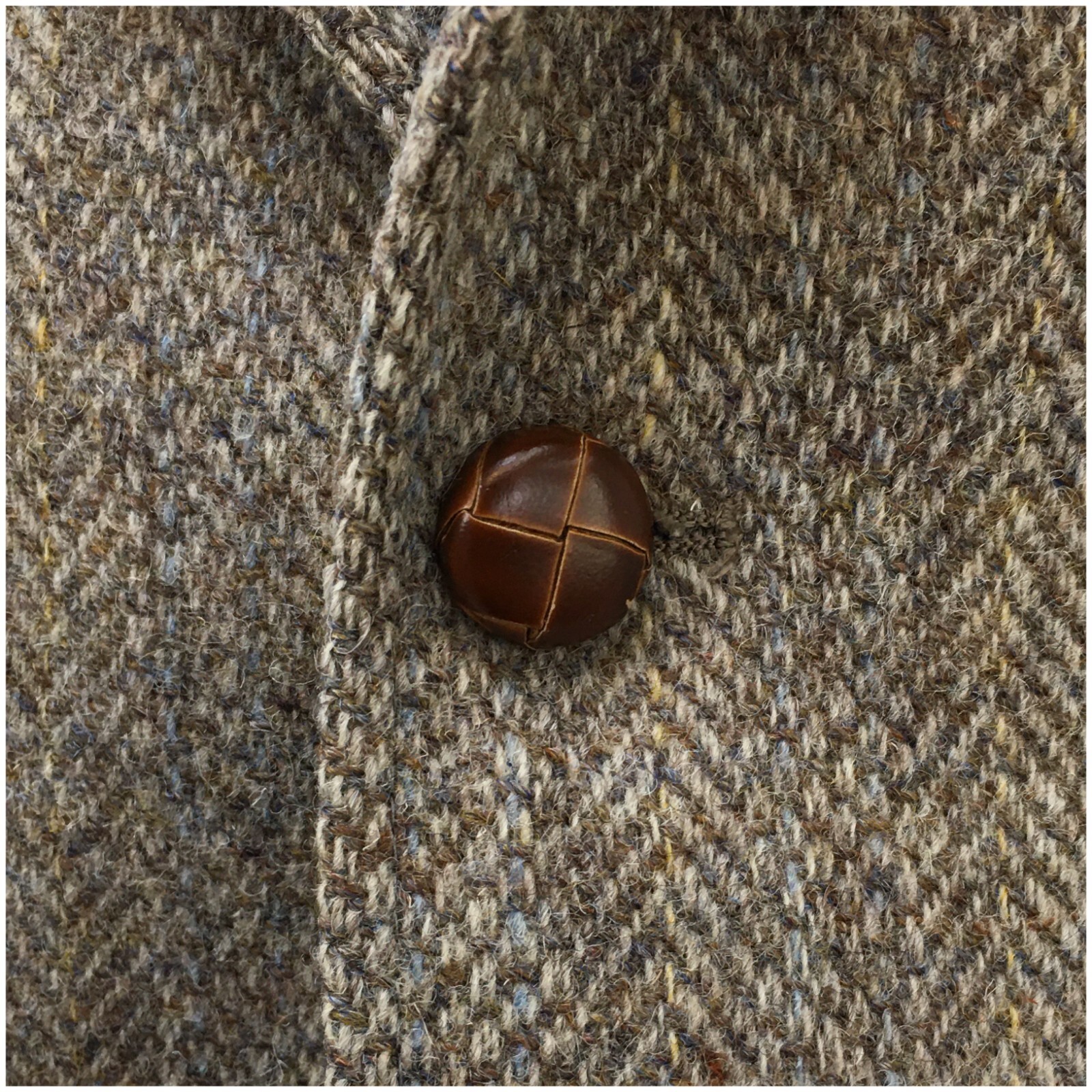 Harris Tweed Mens Blazer Sport Coat Two Button Casual Jacket 40R