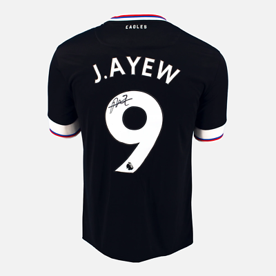 Jordan Ayew Signed Crystal Palace Shirt 2022-23 Third away [9] | eBay