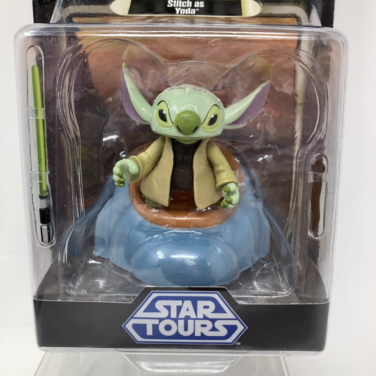 SF・ファンタジー・ホラー Disney Star Tours Star Wars Stitch Star Tours Stitch As Yoda Series 6 Figure Disney Parks Exclusive