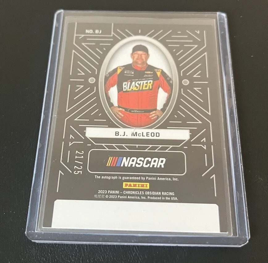 2023 B.J. McLeod Chronicles Obsidian Auto /25 - Image 2 of 2