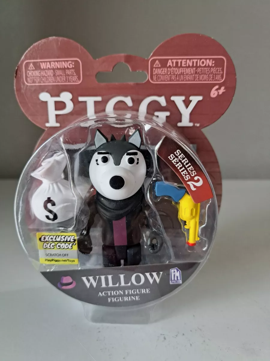 PIGGY WILLOW 3.5” Series 2 Action Figure Wolf Roblox w/ DLC Exclusive Code,  New