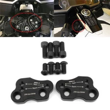 Black Motorcycle Handlebar Risers Bar Clamps For Honda GL1800 2018-2022