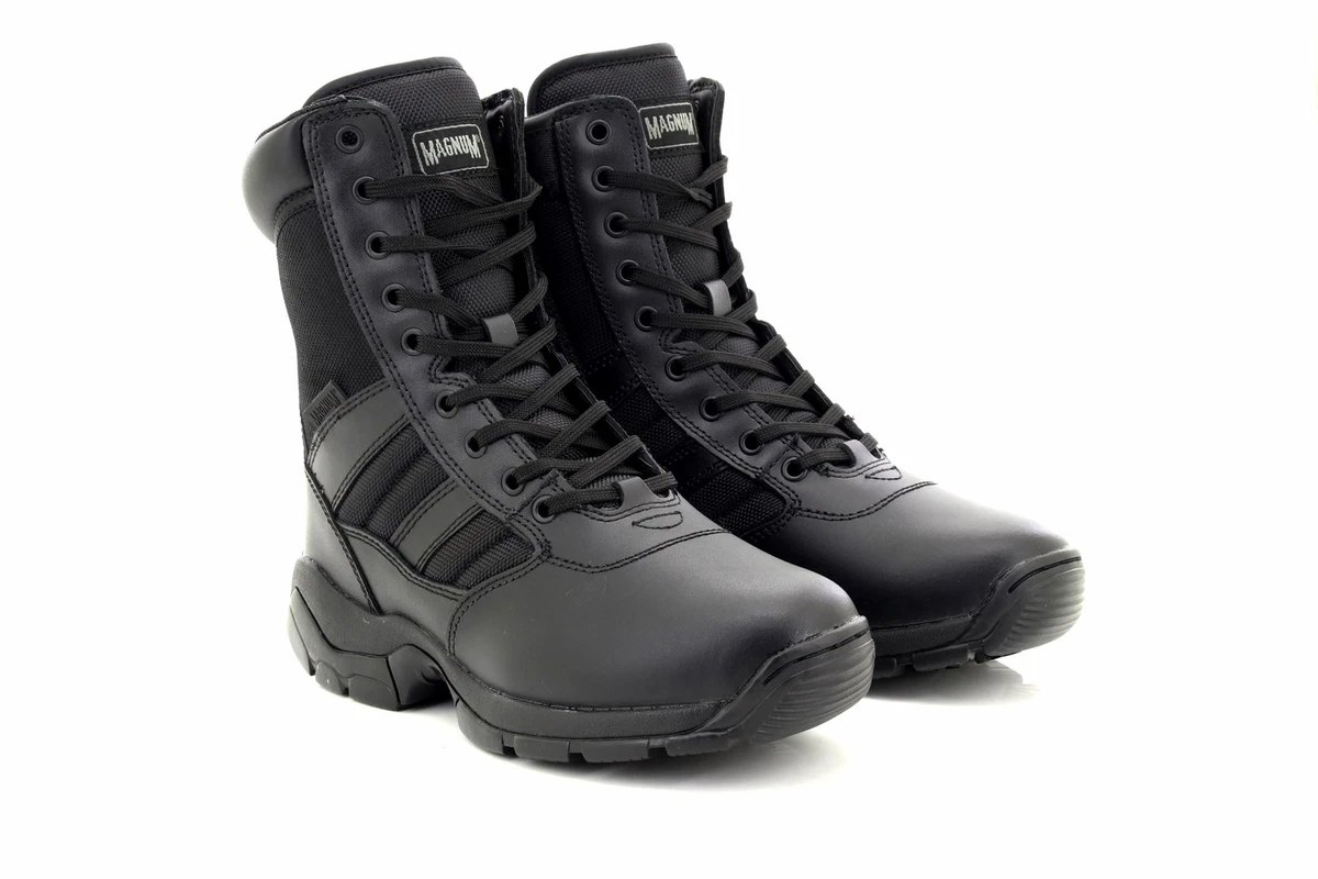 MAGNUM M451 PANTHER 8.0 Black Men s 8 Inch Side Zip Military