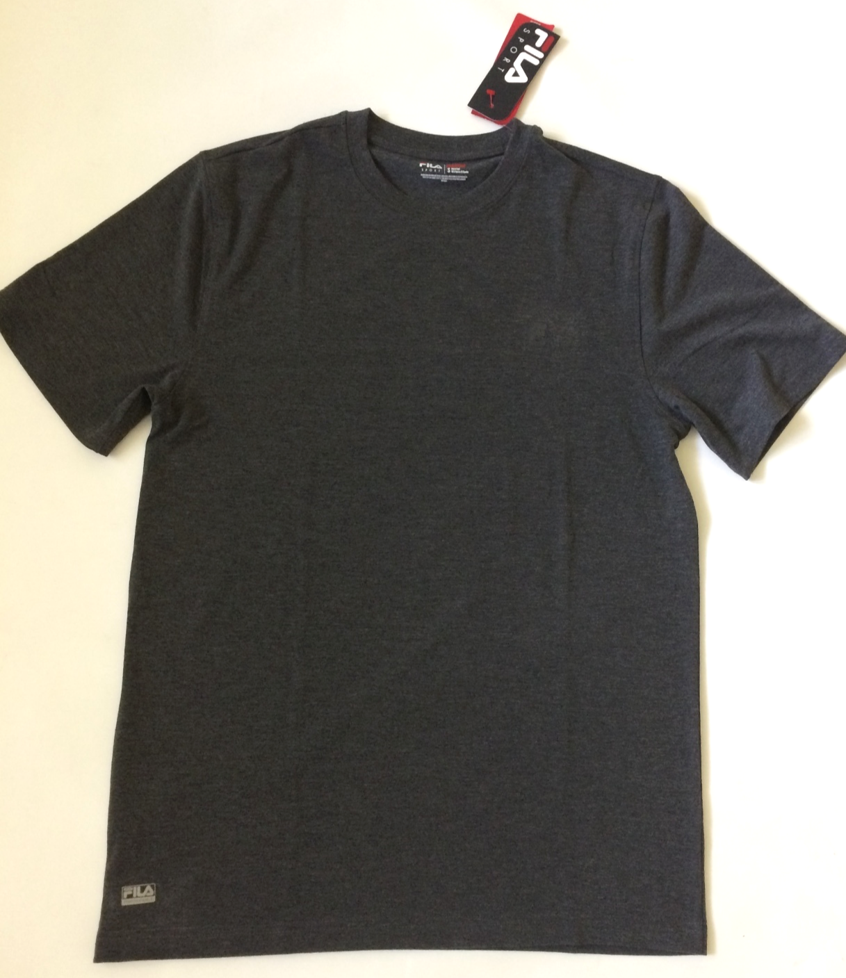 T shirt uomo Fila nuova con etichetta taglia small nuova grigio antracite grigio