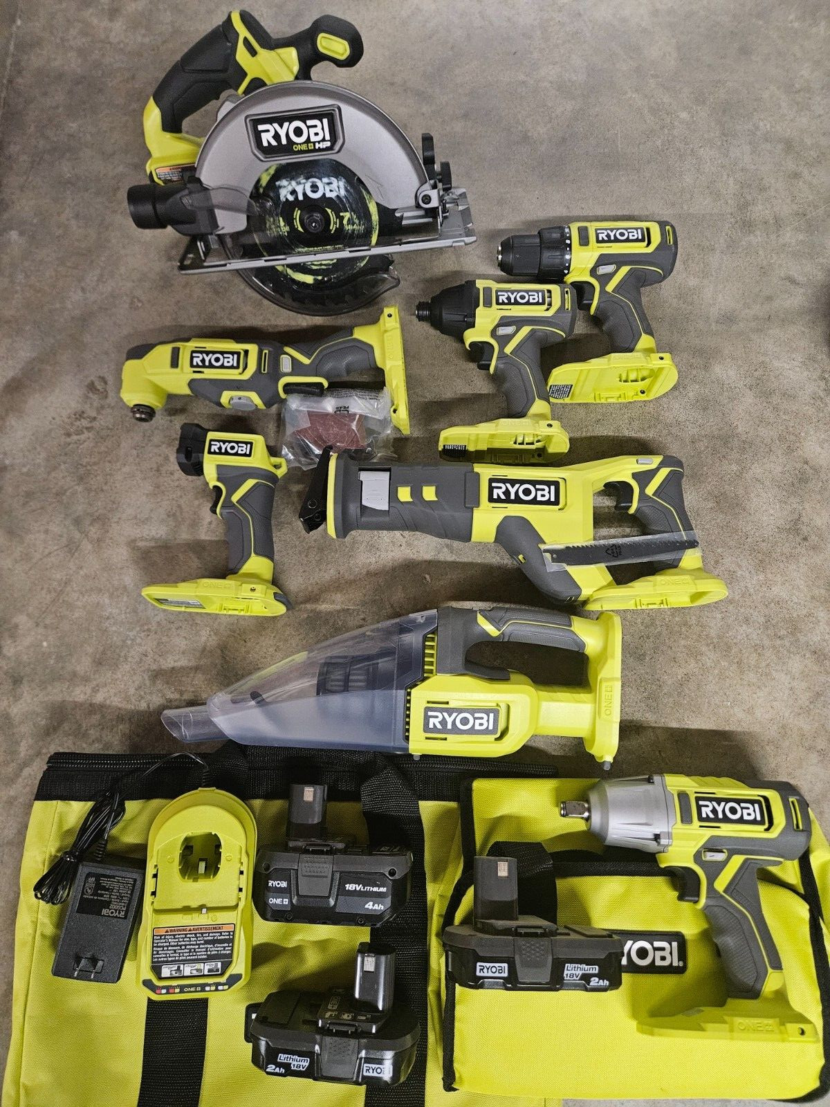 Ryobi 18v One 8 Tool Combo Kit