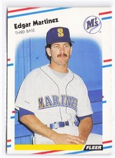 1988 Fleer #378 Edgar Martinez
