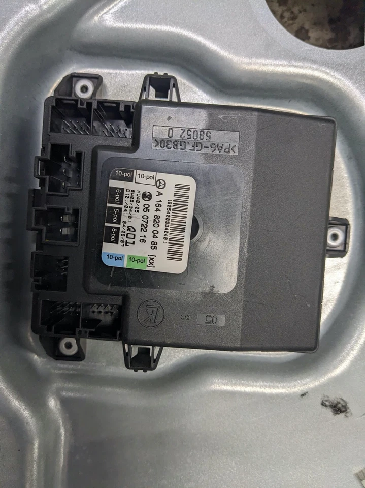 2008 MERCEDES-BENZ GL 320 X 164 ПРАВОЕ ПЕРЕДНЕЕ СТЕКЛО РЕГУЛЯТОР МОТОР ПАНЕЛИ ПОЛНЫЙ - Изображение 3 из 4