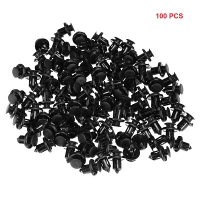 For Nissan Honda Car Fastener Clips Plastic Rivet Black Retainers Kits Push Set For Nissan Honda Car Fastener Clips Plastic Rivet Black Retainers Kits Push Set