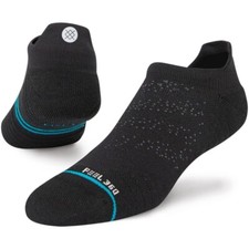 STANCE PERFORMANCE MID CUSHION FRESHTEK ATHLETIC SOCKS BLACK UNISEX MEDIUM NWT