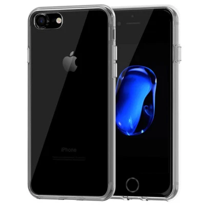 REY Funda Silicona para IPHONE 7 / 8 /SE 2020 / SE 2022 5G Carcasa Transparente i397