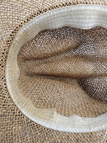 Vtg 1950s Strawgrass HEAD Sun Hat by Town Talk PGA Championship The Masters Golf - Picture 7 of 8