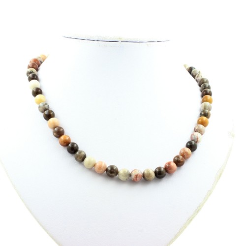Miracles Minéraux Collana In Pietre Naturali Grezze Con Catena Dorata, 50 Cm - Gioiello Artigianale Francese, Ipoallergenico E Resistente All'Acqua - 5