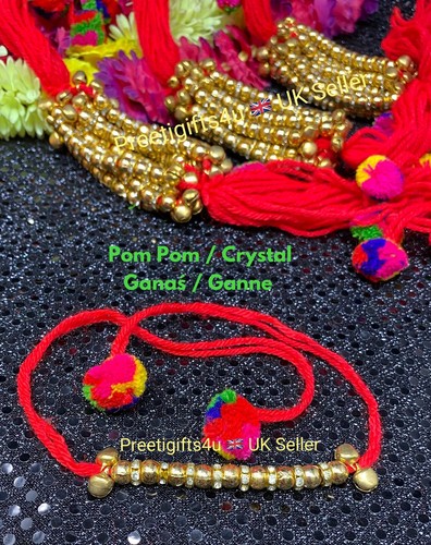 Ein Mehndi Ganas Sangeet Maiyo indischer pakistanischer Hochzeitsschmuck Gana Armbänder - Bild 4 von 16