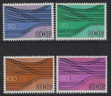 Belgium 1976 Parcel Post set Sc# Q433-36 NH