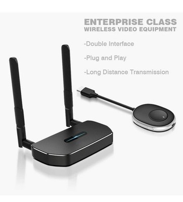 Wireless HDMI Transmitter and Receiver kit Up to 164ft,Support Many to One Mode