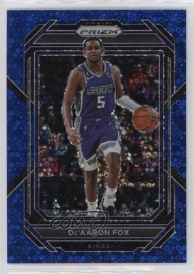 2022-23 Panini Prizm Fast Break Blue Prizm /150 De'Aaron Fox #118 0b4t