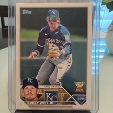 2023 Topps Series 1 Bobby Witt Jr. All-Star Rookie RC Gold Cup KC Royals #7