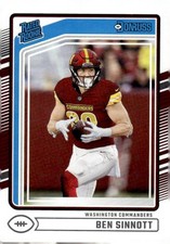 Ben Sinnott 2024 Donruss #314 RC Washington Commanders