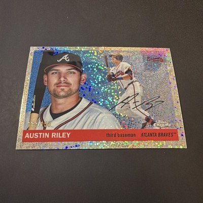 Topps 2025 Chrome Platinum Austin Riley Braves #20 Speckle /150