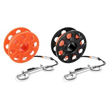 Scubas Diving Spool Plastic Spool Finger Reel with Double Ended Hook Enduring