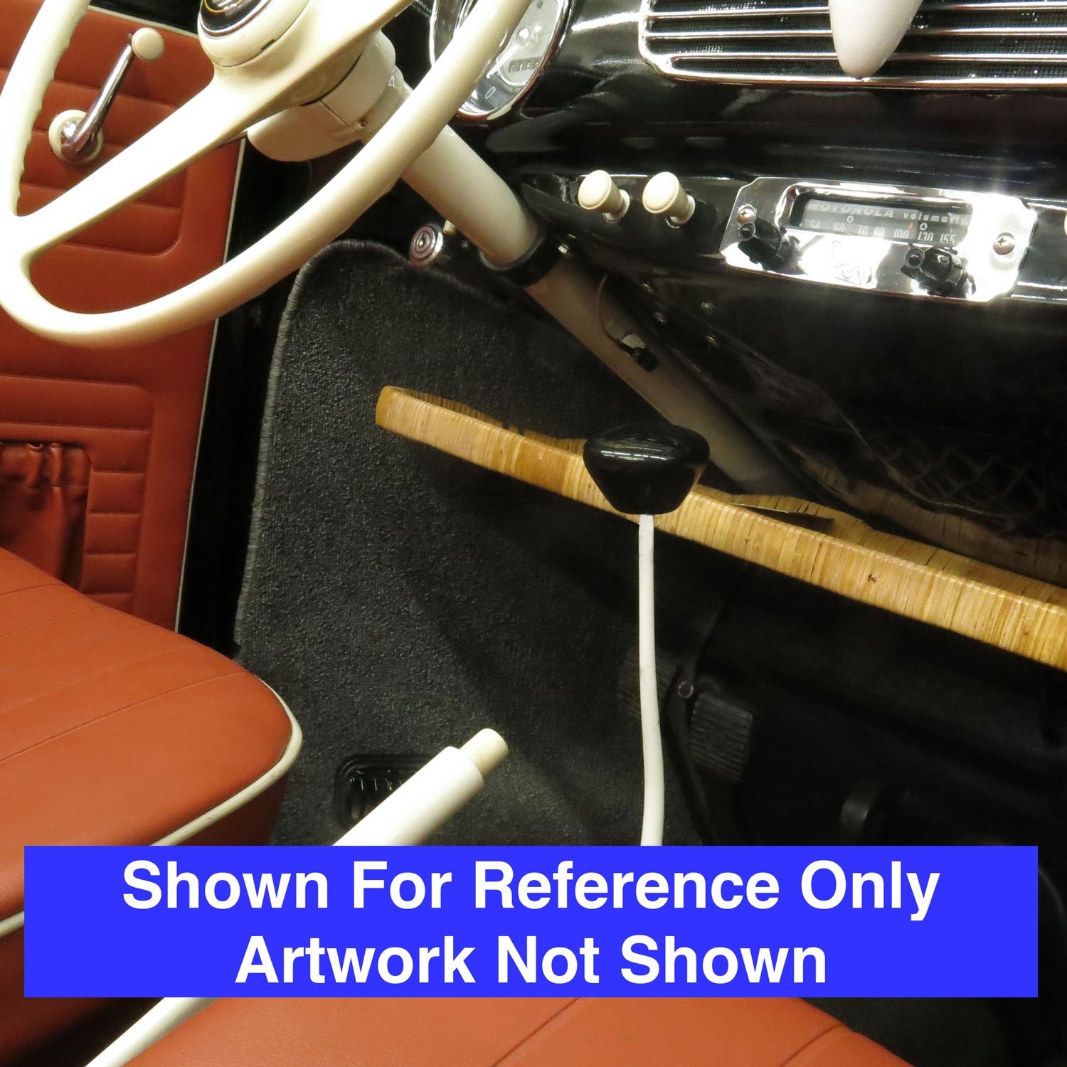 Orange Shift Pattern CP41n Black Retro Metal Flake Shift Knob w/ M16x1.5 Insert