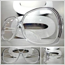 Oversized TRUE 70s Vintage Retro BIFOCAL READING EYE GLASSES READERS Frame +1.25