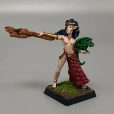 AOW08 DARK ELF SORCERESS AVATARS OF WAR ICONIC LEGENDS FANTASY MINIATURE PAINTED