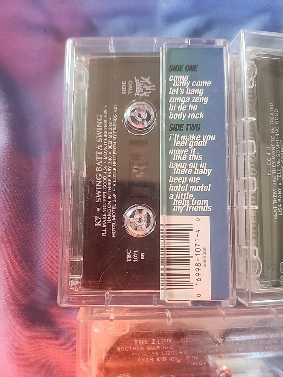 Lot Of 5 Rap & Hip-Hop Cassette's RARE O.o.p, 2 Live Crew,k7