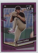2023 Panini Donruss Holo Purple Dylan Lesko #143 19pj