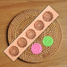  Baking Mold for Cookie Natural Wooden Cooking Mold Wood Bean Cake Mold Moon