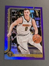 2025-26 Topps - Christian Braun Purple Rainbow 192/250 - Nuggets 