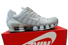 Nike Shox TL NBY Light Silver Newsprint Light Silver Mint Green Men's Size 13