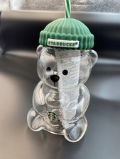 1-3 pcs Barista Bear Cup Limited Edition Glass Cup gift