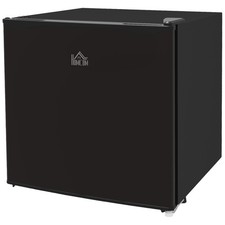 HOMCOM 35L Tabletop Freezer with Adjustable Temperature Wire Shelf Black