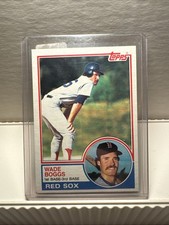 Topps Wade Boggs Boston Red Sox #498 Rookie 1983 Baseball Trading Card