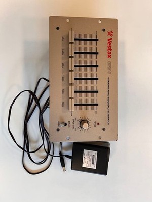 Vestax GFE-1 DJ Graphic Equalizer 6-Band mit Netzteil getestet aus Japan