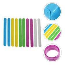 10pcs Interesting Silicone Slap Bracelets Kids Slap Band for Party Favors
