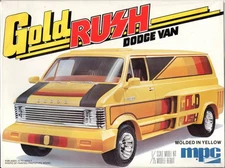 MPC 1980 1/25 DODGE GOLD RUSH CUSTOM VAN