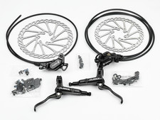 Clarks M4 Hydraulic Disc Brake Set MTB 4 Piston Front 180mm Rear 160mm Rotors