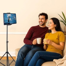 65"" ipad Stand Adjustable Tablet Floor Stand for iPad