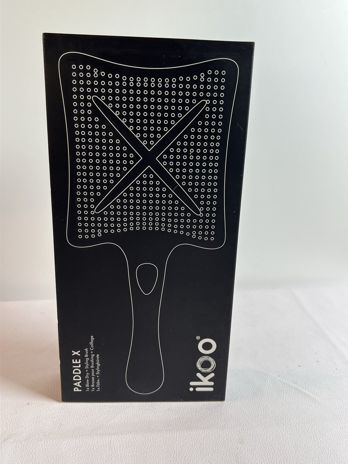 ikoo Paddle X Blow Drying And Styling Paddle Brush Black New In Box