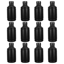  12 Pcs Hdpe Liquid Storage Bottles Sealing with Cap Chemical Sample Containers