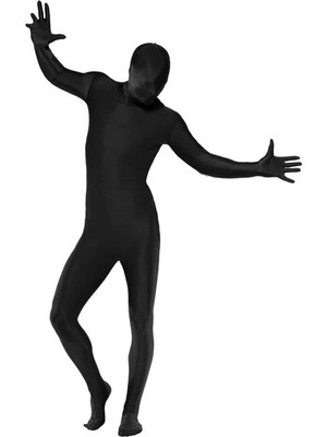 Second Skin Anzug, schwarz