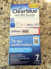 Clearblue Combo Pregnancy Tests 6 Rapid 1 Digital exp: 09/2028