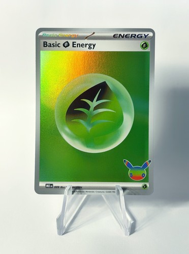 Basic Grass Energy - 009 (30th Celebration) Mega Evolution Energies Holo