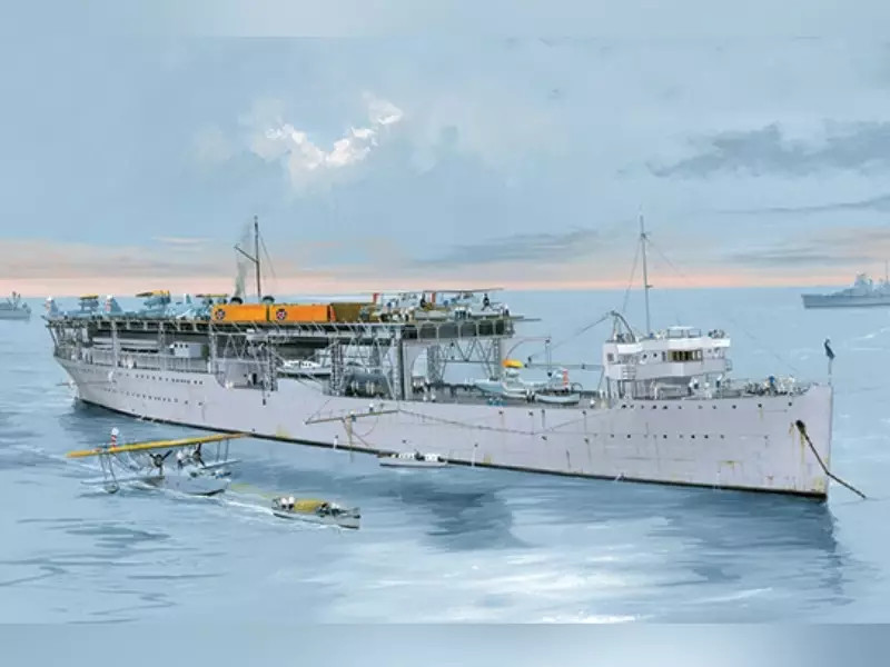 Maquette bateau USS Langley AV-3 Trumpeter 05632 1/350 kit de construction naval