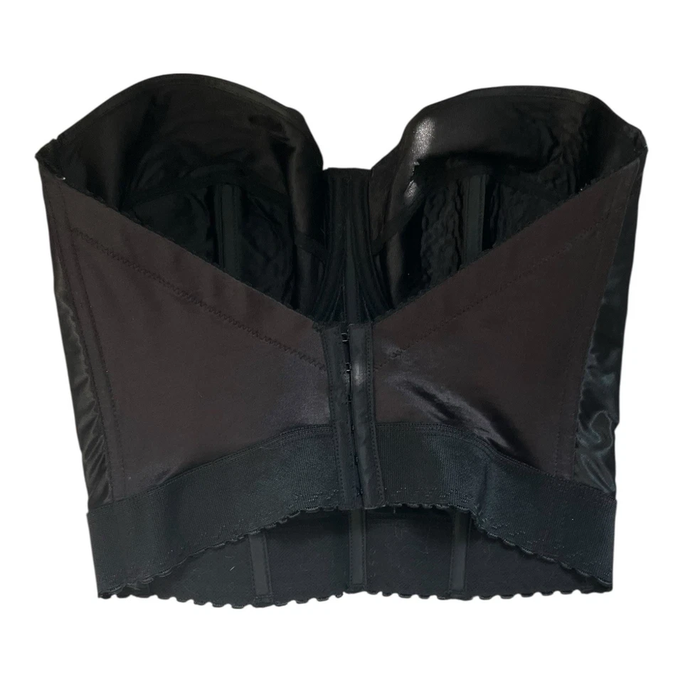 Corsé Va Bien negro satinado 36DD Foto 2 de 2