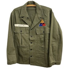 MINTY WWII 3rd Pattern HBT Jacket 1st Armored Division Combat Uniform Vintage