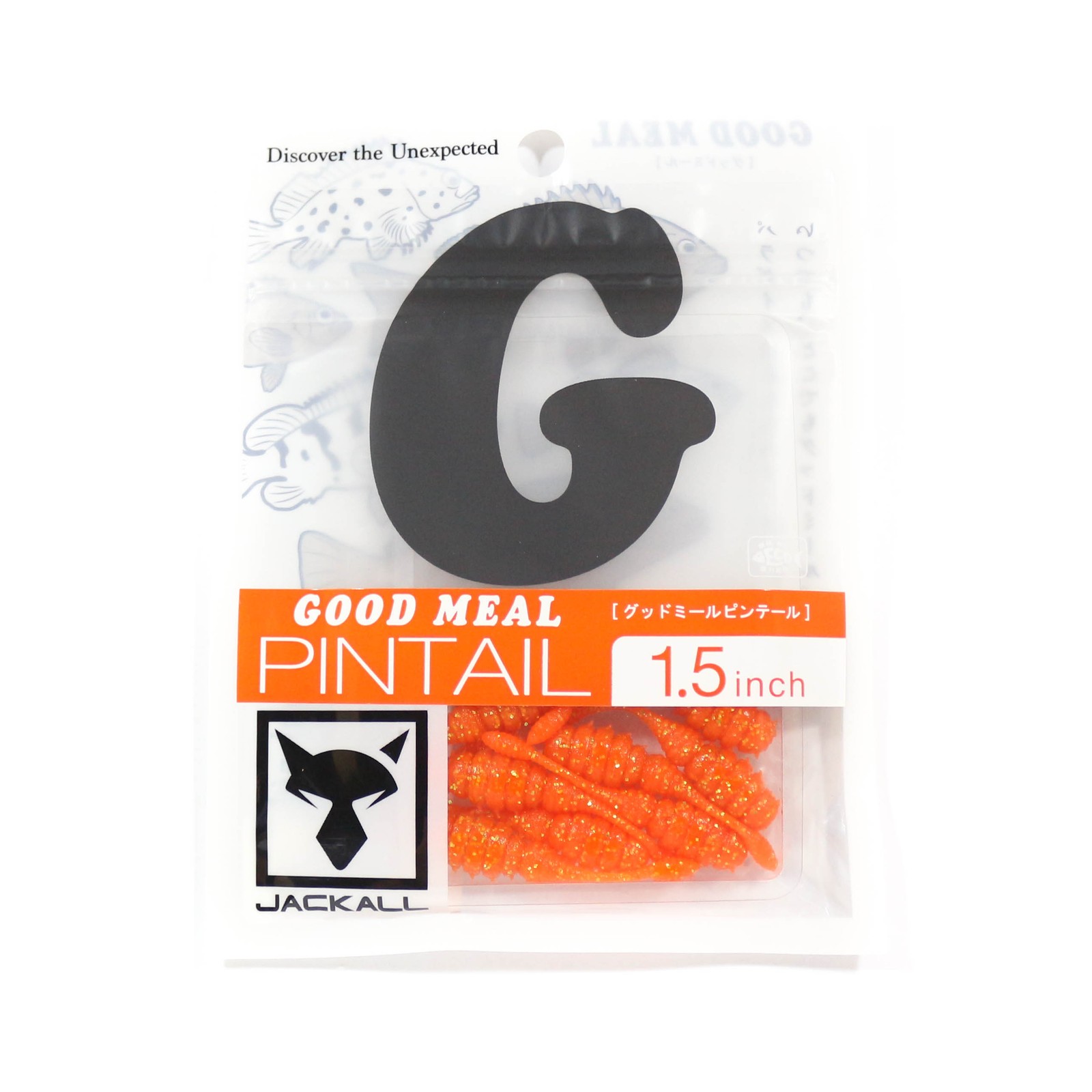 Jackall Soft Lure Good Meal Pintail 1.5 Inches Orange Gold Flake (4839)